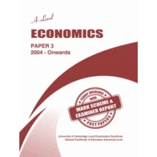 A Level Economics Paper 3